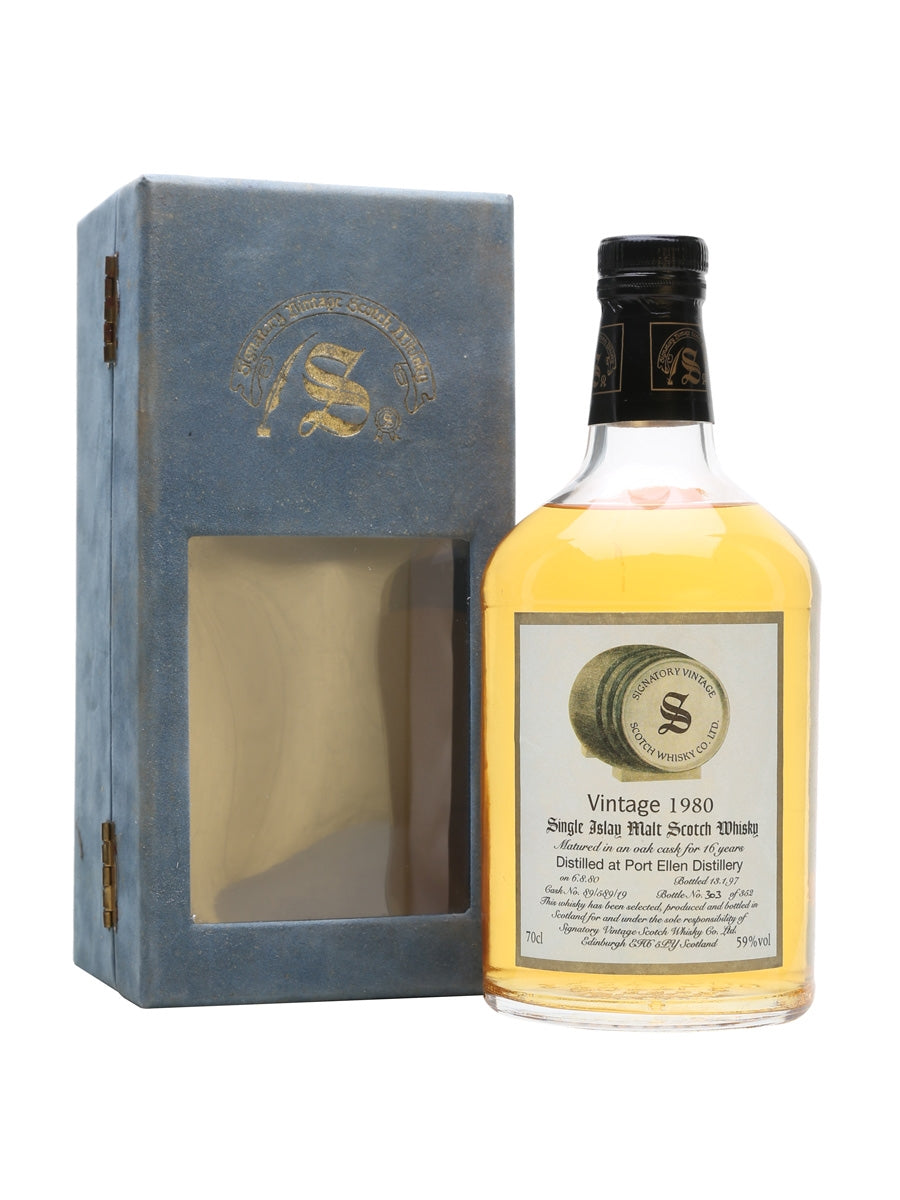 Port Ellen 1980 16 Year Old Signatory Islay Single Malt Scotch Whisky | 700ML at CaskCartel.com