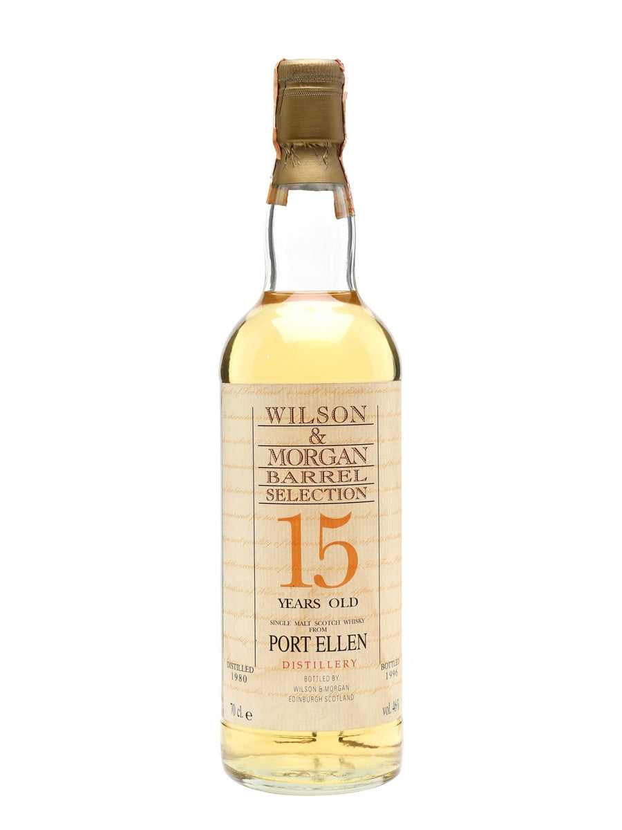 Port Ellen 1980 15 Year Old Wilson & Morgan Islay Single Malt Scotch Whisky | 700ML at CaskCartel.com