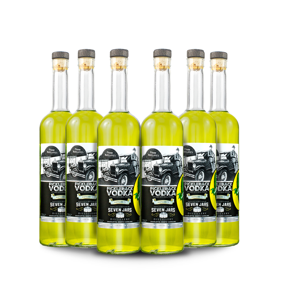 Seven Jars Pickleback Vodka (6) Bottle Bundle