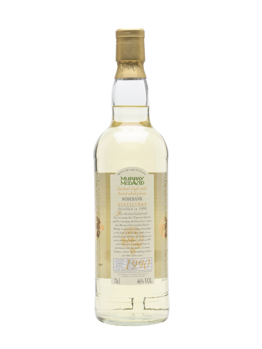Rosebank 1990 8 Year Old Murray McDavid Lowland Single Malt Scotch Whisky | 700ML at CaskCartel.com