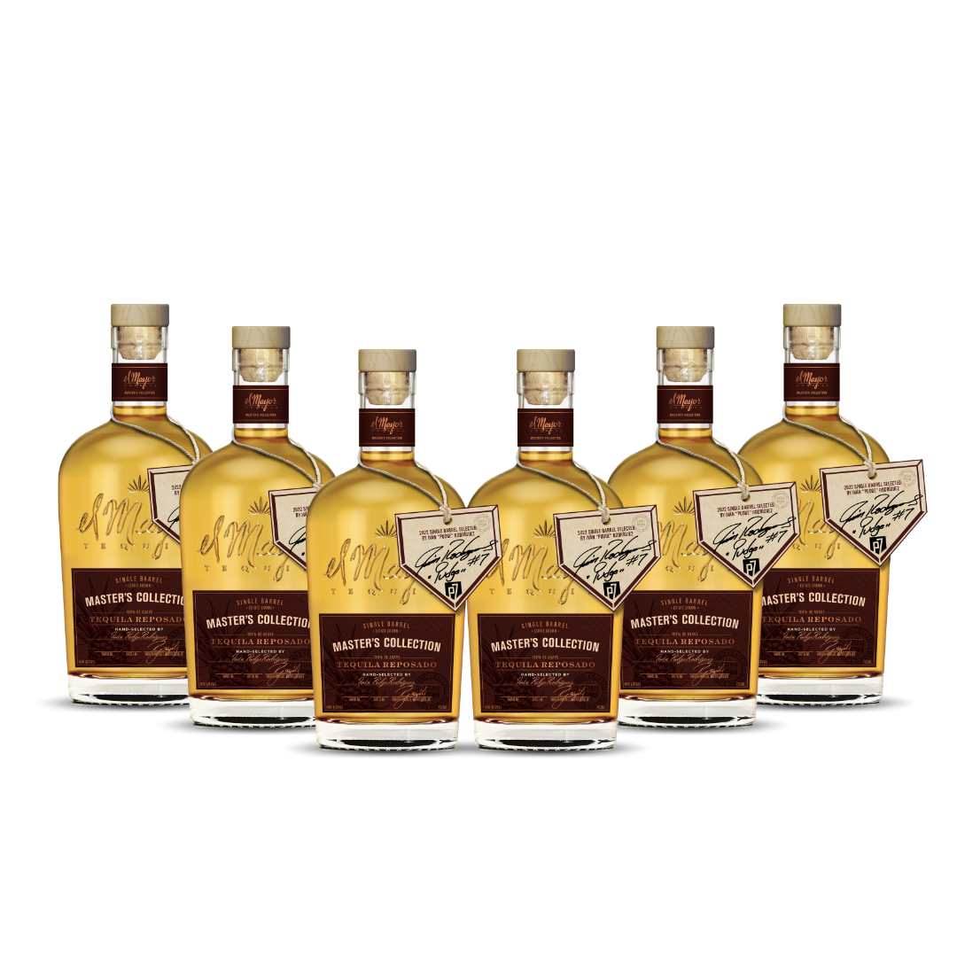 EL MAYOR | MASTERS COLLECTION | PUDGE RODRIGUEZ SINGLE BARREL REPOSADO | 2022 LIMITED EDITION | (6) BOTTLE BUNDLE at CaskCartel.com 1