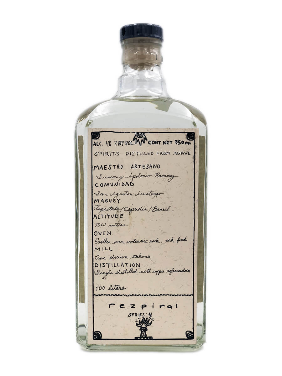 Rezpiral Series 4 Tepestate Espadin Barril Agave Spirit at CaskCartel.com