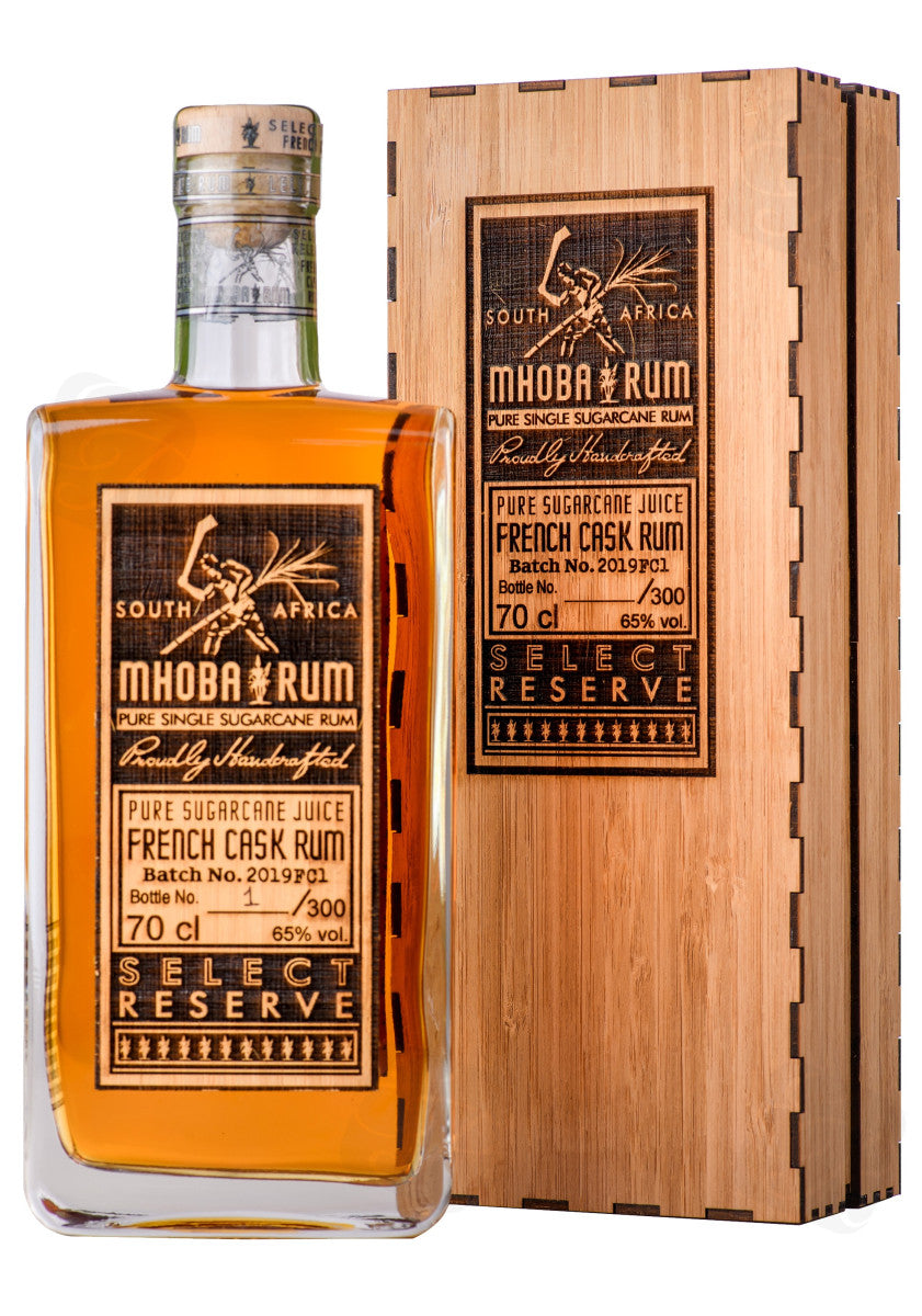 Mhoba Select Reserve French Cask Rum | 700ML at CaskCartel.com