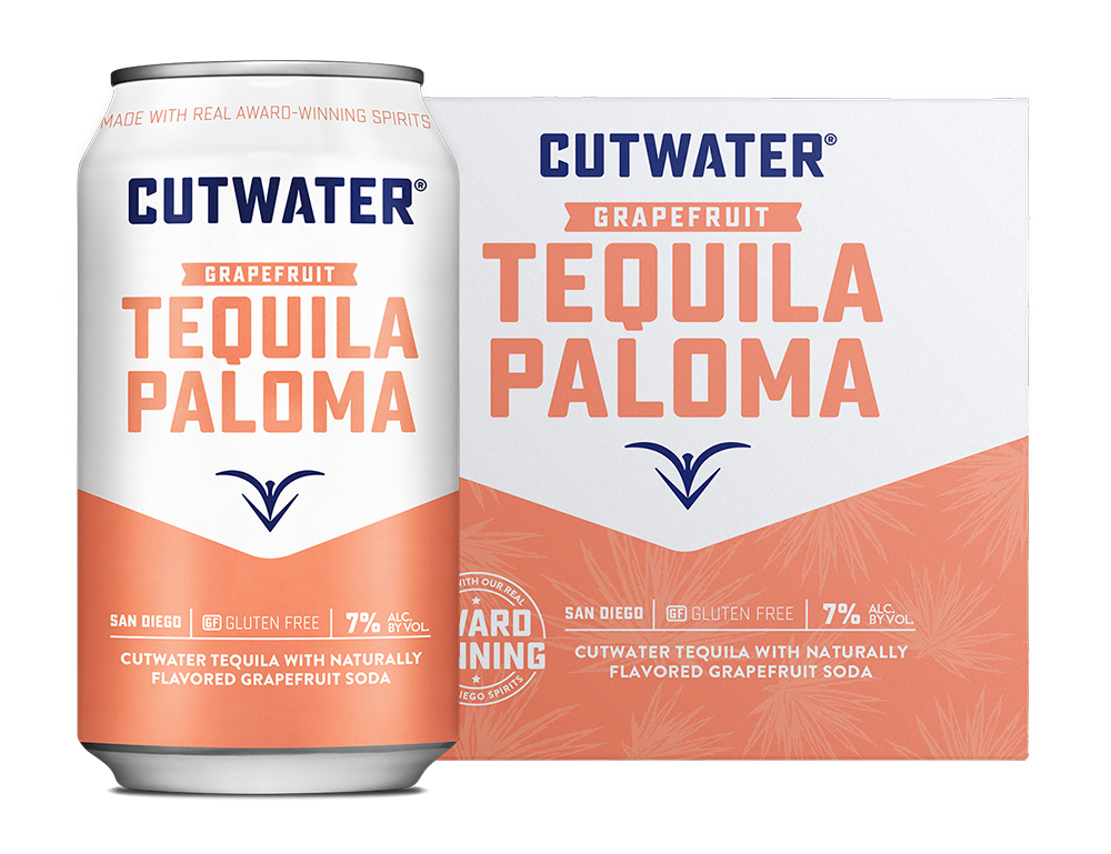 Cutwater | Spirits Grapefruit Tequila Paloma (4) Pack Cans at CaskCartel.com