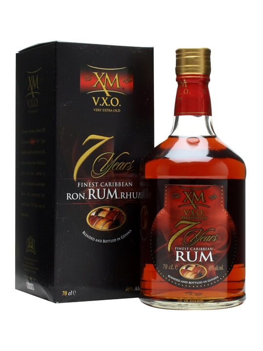 XM V.X.O. 7 Year Old Finest Carribbean Rum | 700ML at CaskCartel.com