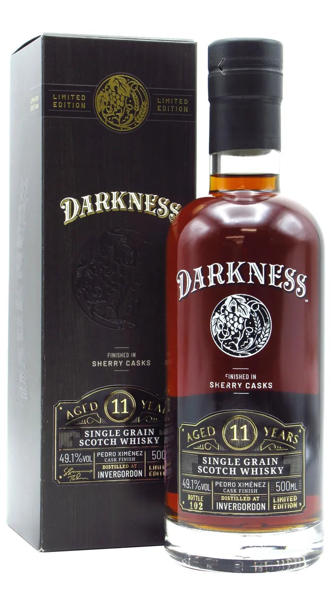 Invergordon Darkness Pedro Ximenez Sherry Cask Finish 2009 11 Year Old Scotch Whisky | 500ML at CaskCartel.com
