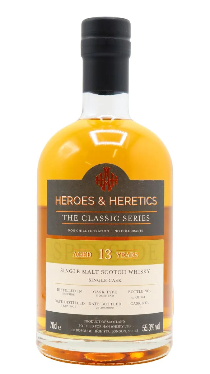 Heroes & Heretics Single Cask #14 Speyside Single Malt 13 Year Old Whisky | 700ML at CaskCartel.com