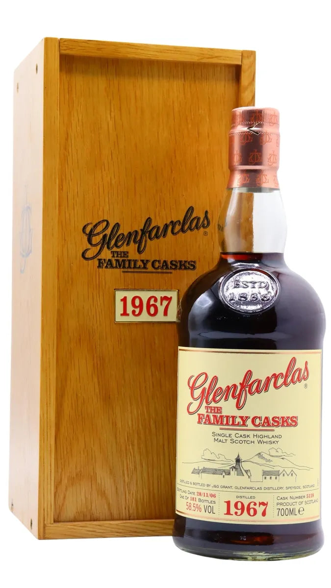 Glenfarclas The Family Casks #5118 1967 39 Year Old Whisky | 700ML at CaskCartel.com