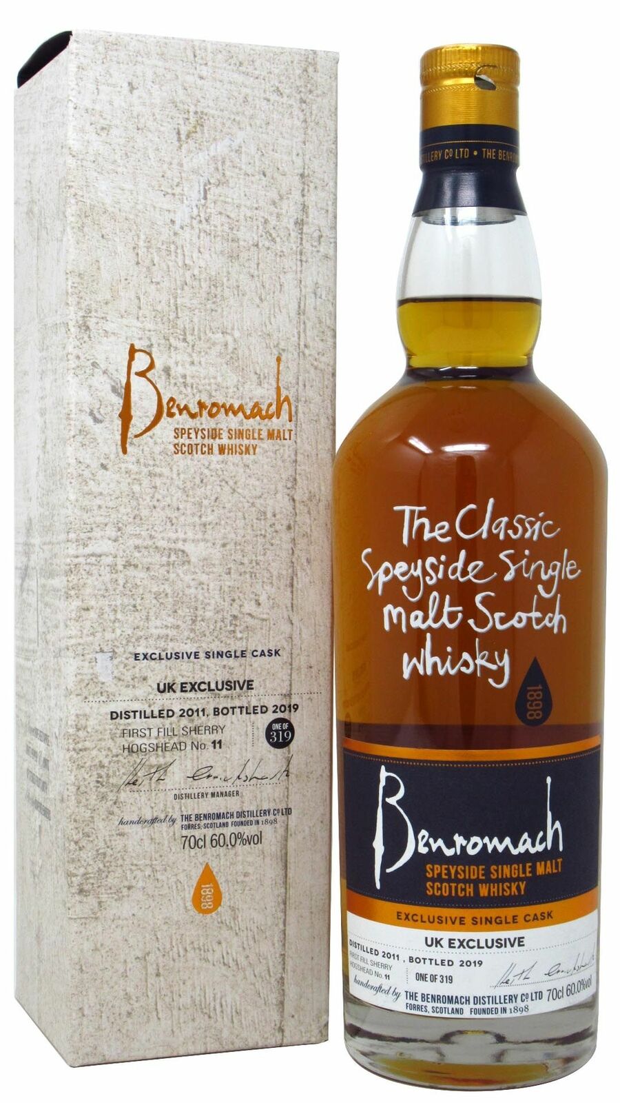 Benromach Single Cask #11 (UK Exclusive) 2011 8 Year Old Whisky | 700ML at CaskCartel.com