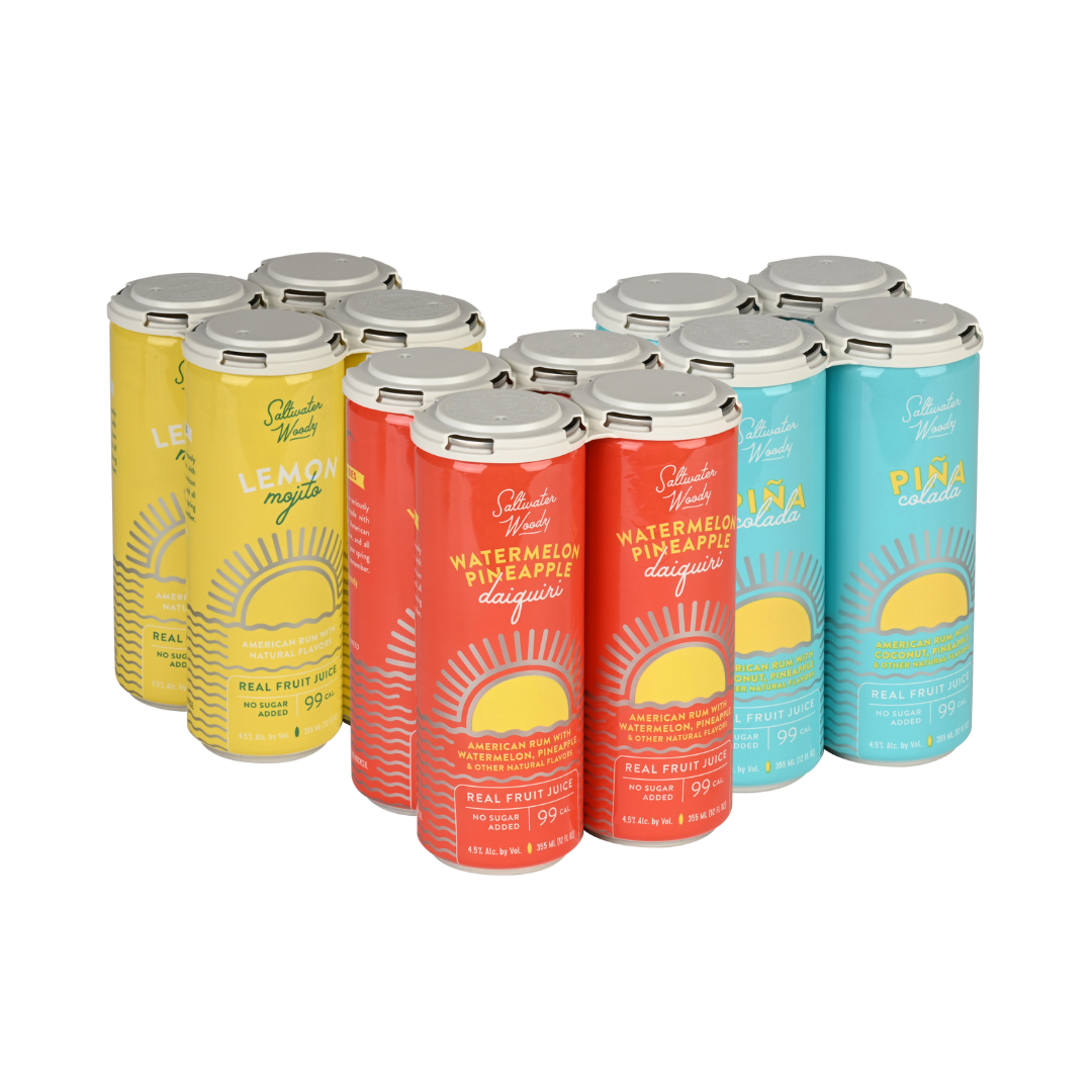 Saltwater Woody Assorted Flavors 3 Pack Cans (12) at CaskCartel.com