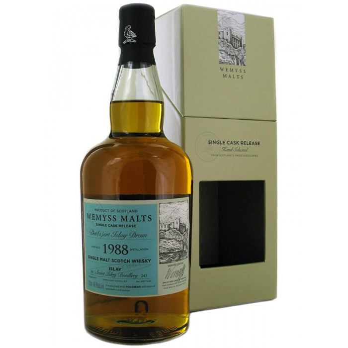 Bunnahabhain Wemyss Malts Dessert Islay Dram Single Cask 1988 30 Year Old Whisky | 700ML at CaskCartel.com
