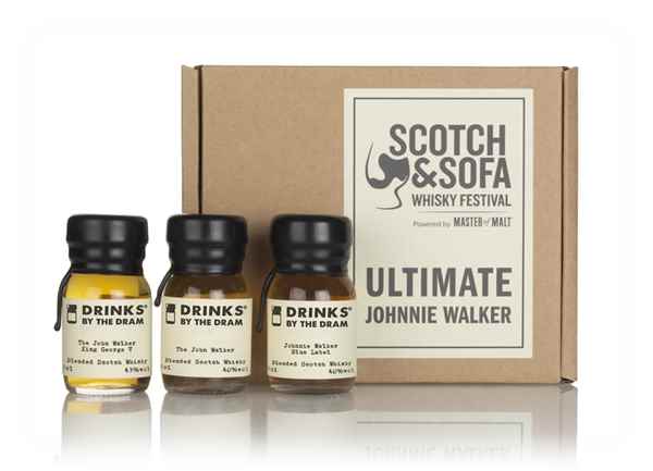 Scotch & Sofa Festival Ultimate Johnnie Walker Tasting Set Scotch Tasting Set | 90ML at CaskCartel.com
