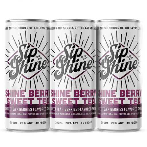 Sip Shine Shineberry Sweet Tea | 4-Pack 200ml at CaskCartel.com