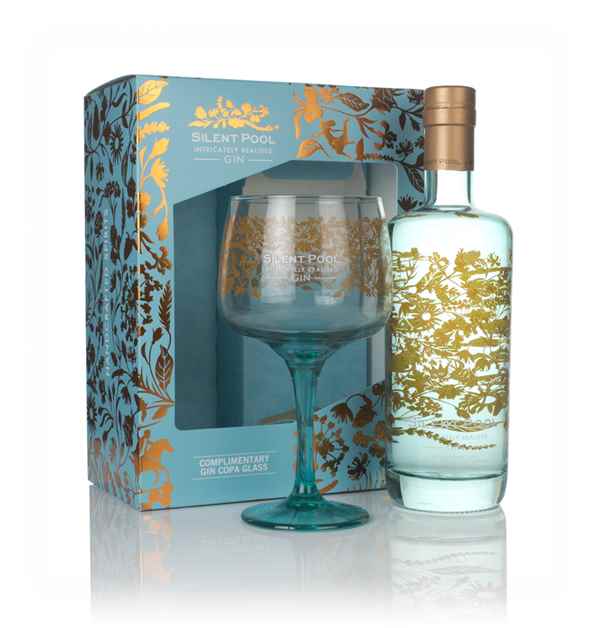 Silent Pool Gift Pack with Glass Gin | 700ML at CaskCartel.com