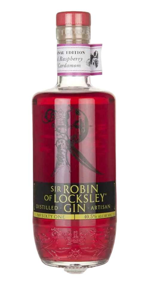 Sir Robin of Locksley Real Raspberry & Cardamom Flavoured Gin | 700ML at CaskCartel.com
