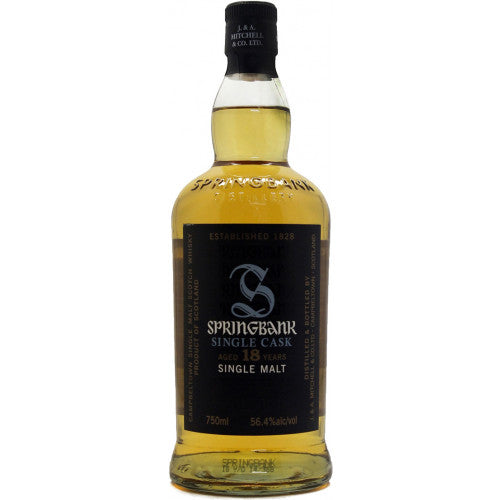 Springbank 18 Year Old Cask Strength Single Barrel Single Malt Scotch Whisky at CaskCartel.com
