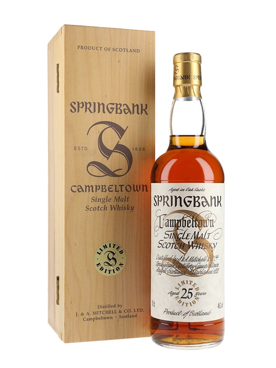 Springbank 25 Year Old Sherry Cask Millennium Series Campbeltown Single Malt Scotch Whisky | 700ML at CaskCartel.com