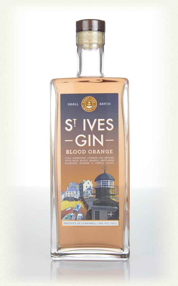 St. Ives Blood Orange Flavoured Gin | 700ML at CaskCartel.com