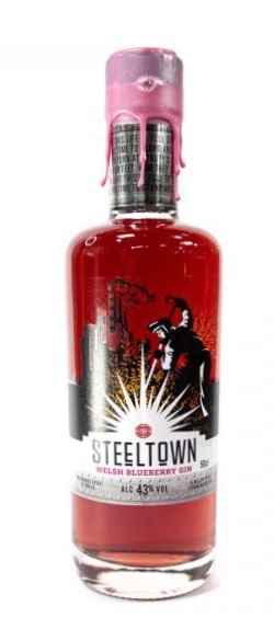 Steeltown Welsh Blueberry Gin | 500ML at CaskCartel.com