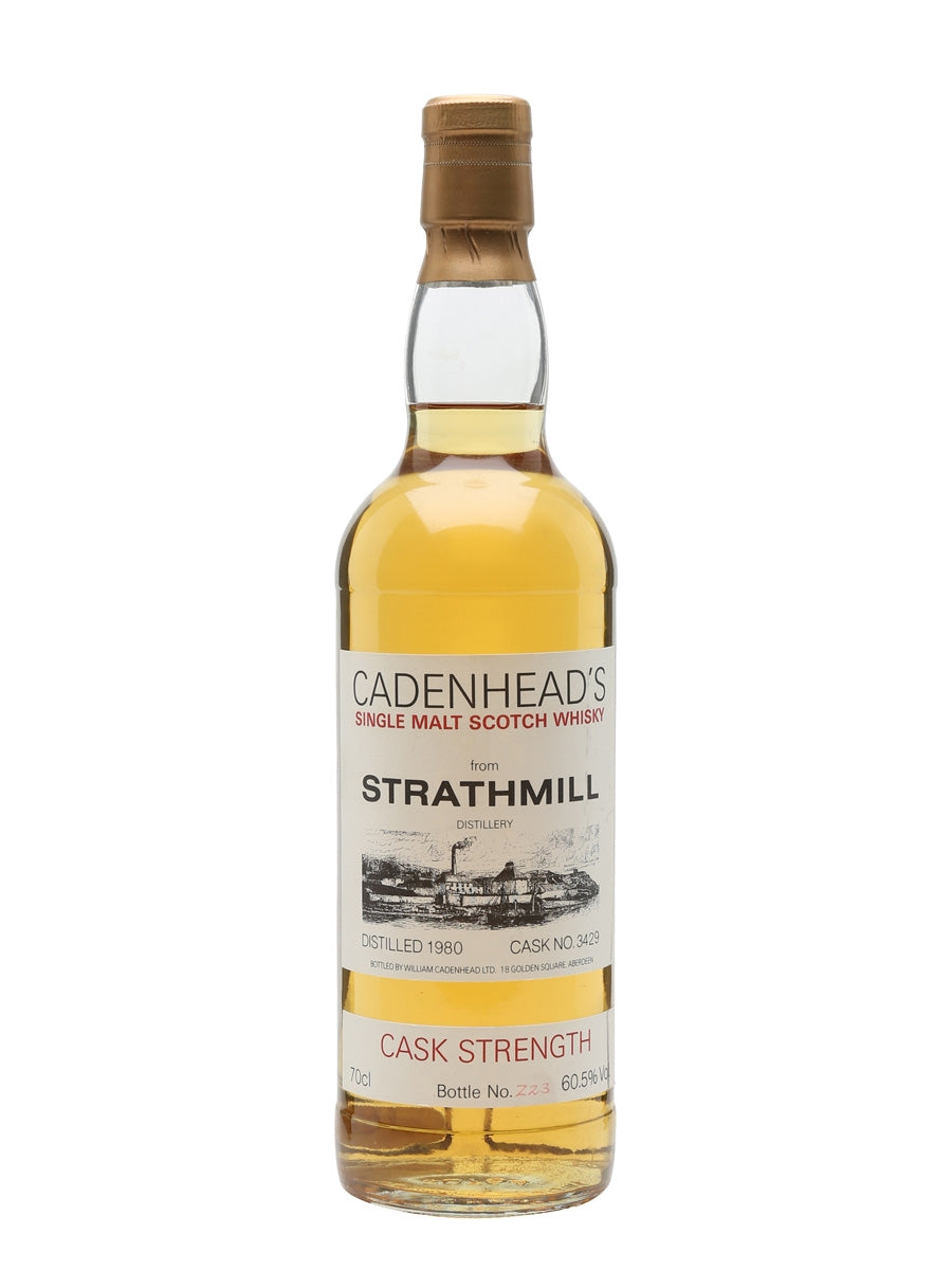 Strathmill 1980 Cask #3429 Cadenhead's Speyside Single Malt Scotch Whisky | 700ML at CaskCartel.com