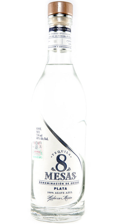 8 Mesas Plata Tequila - CaskCartel.com
