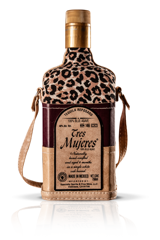 Tres Mujeres Reposado w/ Leopard Bag Tequila - CaskCartel.com