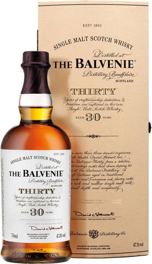 The Balvenie Thirty 30 Year Old Cask Strength Single Malt Scotch Whisky - CaskCartel.com