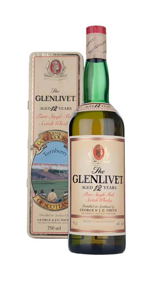The Glenlivet 12 Year Old - Classic Golf Courses of Scotland (Turnberry) - 1980s Scotch Whisky at CaskCartel.com