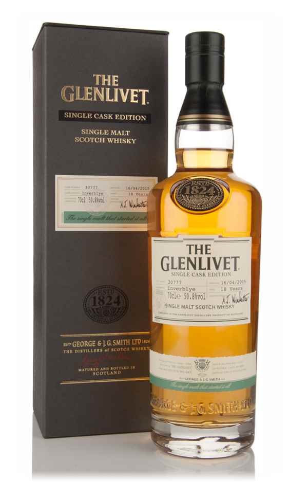 The Glenlivet 18 Year Old Inverblye - Single Cask Edition Scotch Whisky | 700ML at CaskCartel.com