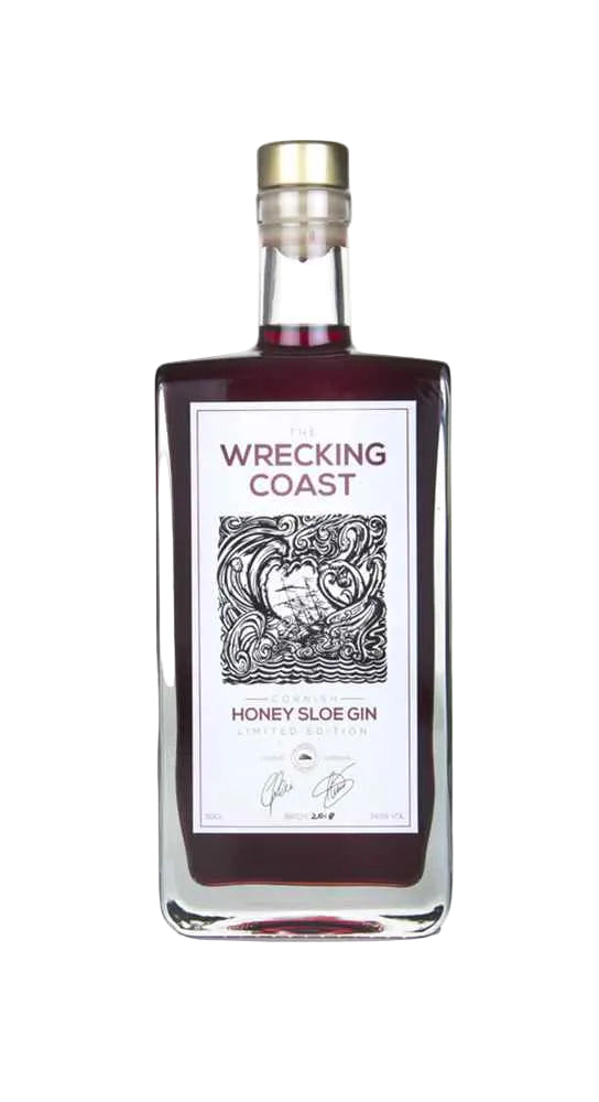The Wrecking Coast Honey Sloe Gin | 500ML at CaskCartel.com