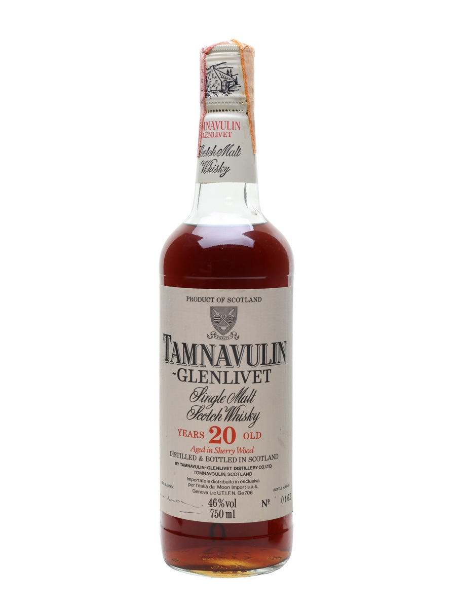Tamnavulin-Glenlivet 20 Year Old Sherry Cask Speyside Single Malt Scotch Whisky | 700ML at CaskCartel.com