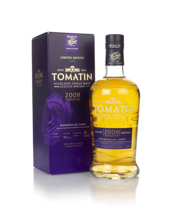 Tomatin 12 Year Old 2008 Monbazillac Cask Finish - French Collection Scotch Whisky | 700ML at CaskCartel.com
