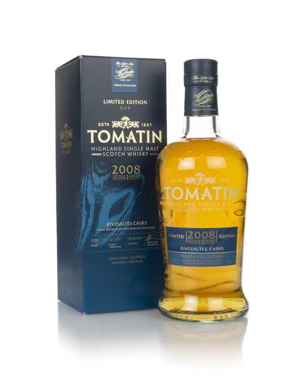 Tomatin 12 Year Old 2008 Rivesaltes Cask Finish - French Collection Scotch Whisky | 700ML at CaskCartel.com