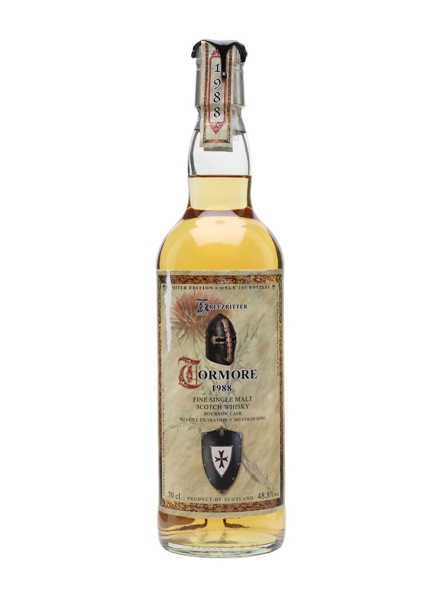 Tormore 1988 30 Year Old Kreuzritter Jack Wiebers Speyside Single Malt Scotch Whisky | 700ML at CaskCartel.com
