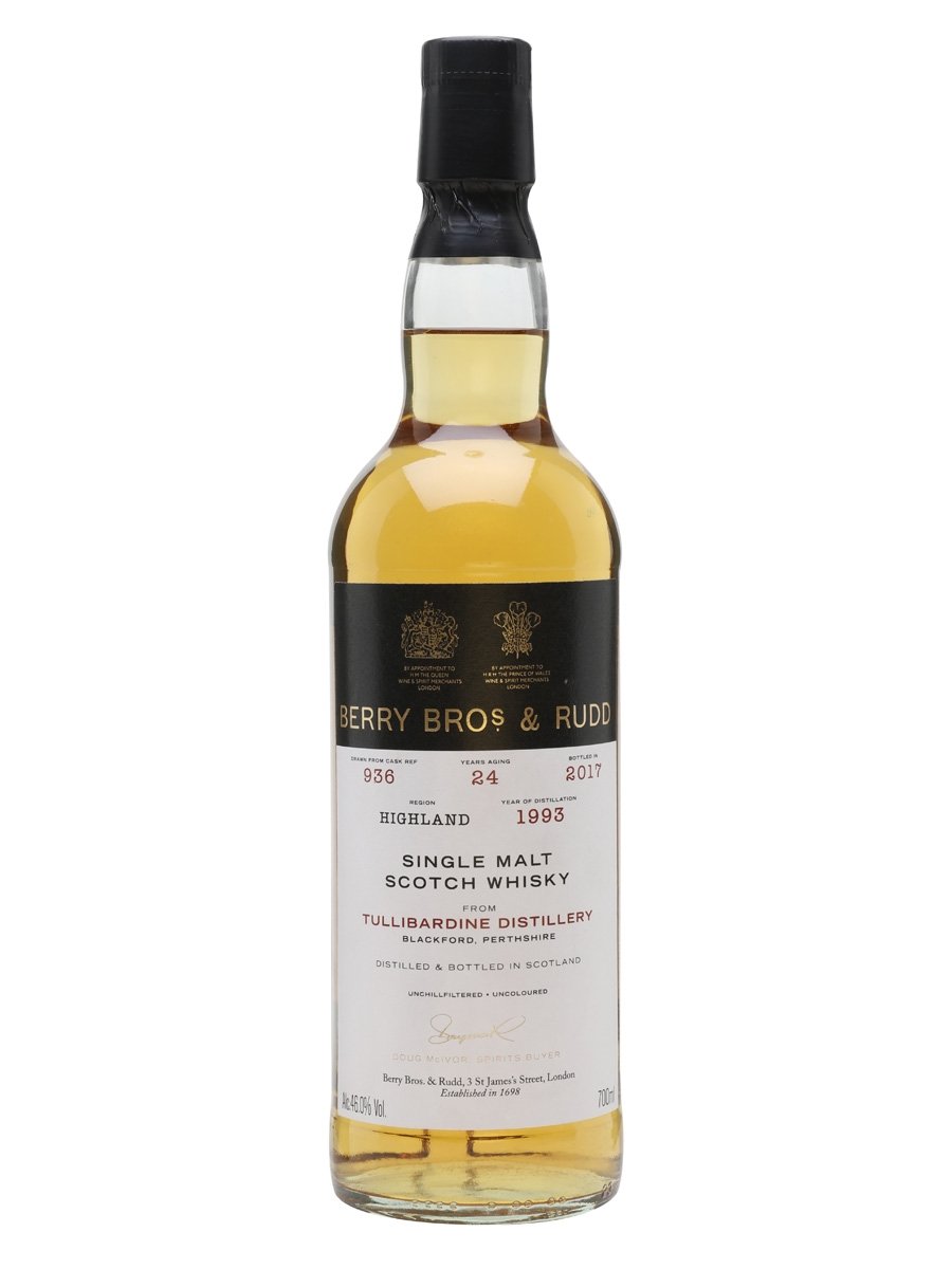 Tullibardine 1993 24 Year Old Berry Bros & Rudd Highland Single Malt Scotch Whisky | 700ML at CaskCartel.com