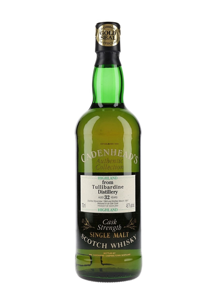 Tullibardine 1964 32 Year Old Bot.1997 Cadenhead's Highland Single Malt Scotch Whisky | 700ML at CaskCartel.com