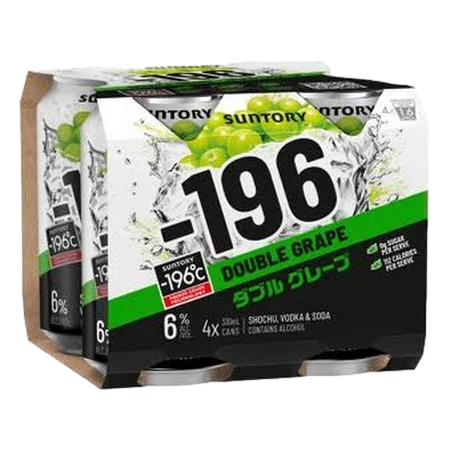 Minus 196 Grapefruit Vodka and Soda Cocktail | 4x355ML at CaskCartel.com