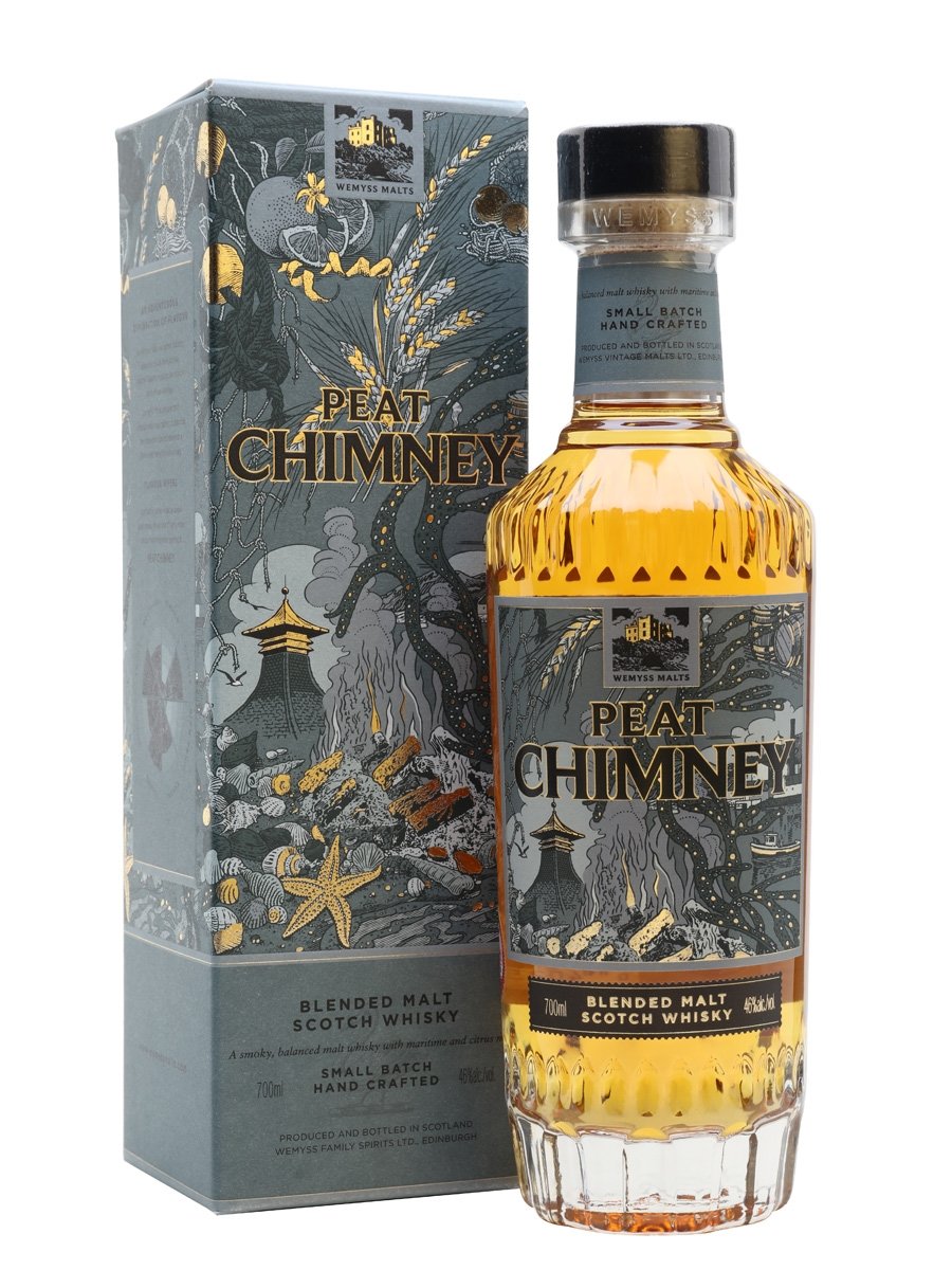 Wemyss Malts Peat Chimney Blended Malt Scotch Whisky | 700ML at CaskCartel.com