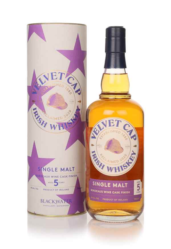 Velvet Cap 5 Year Old Bordeaux Wine Cask Finish Single Malt Irish Whiskey | 700ML at CaskCartel.com