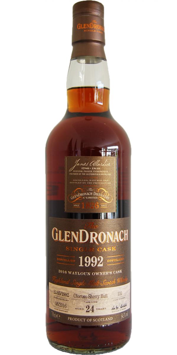 Glendronach 1992 Oloroso Sherry Butt 2016 Wayloun Owner's Cask 24 Year Old at CaskCartel.com