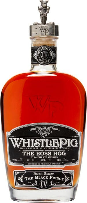 WhistlePig The Boss Hog IV. Edition: The Black Prince Straight Rye Whiskey - CaskCartel.com