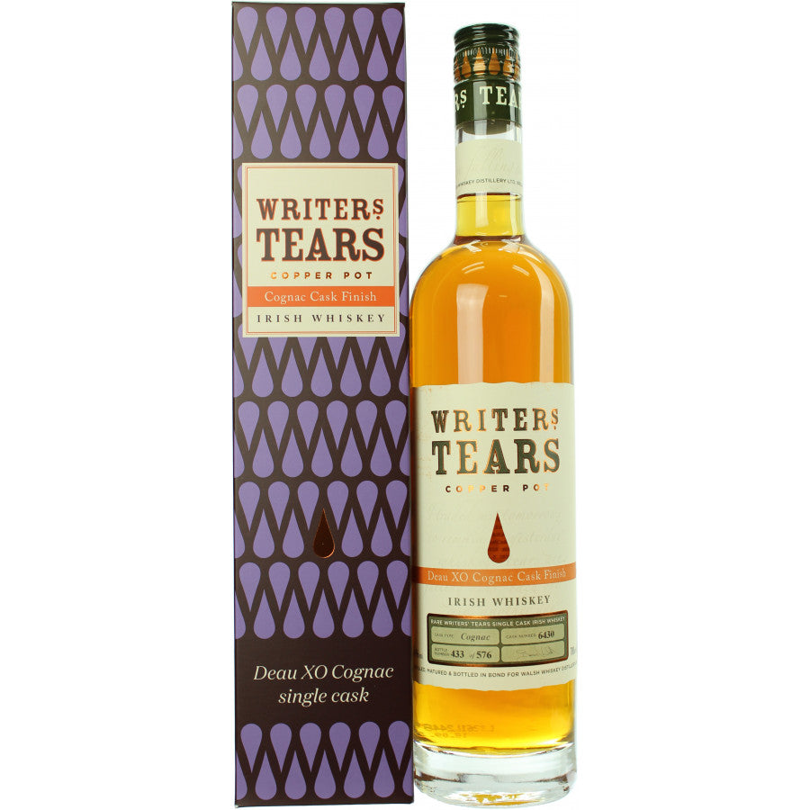 Writers’ Tears Copper Pot Deau XO Cognac Cask Finish Irish Whiskey at CaskCartel.com