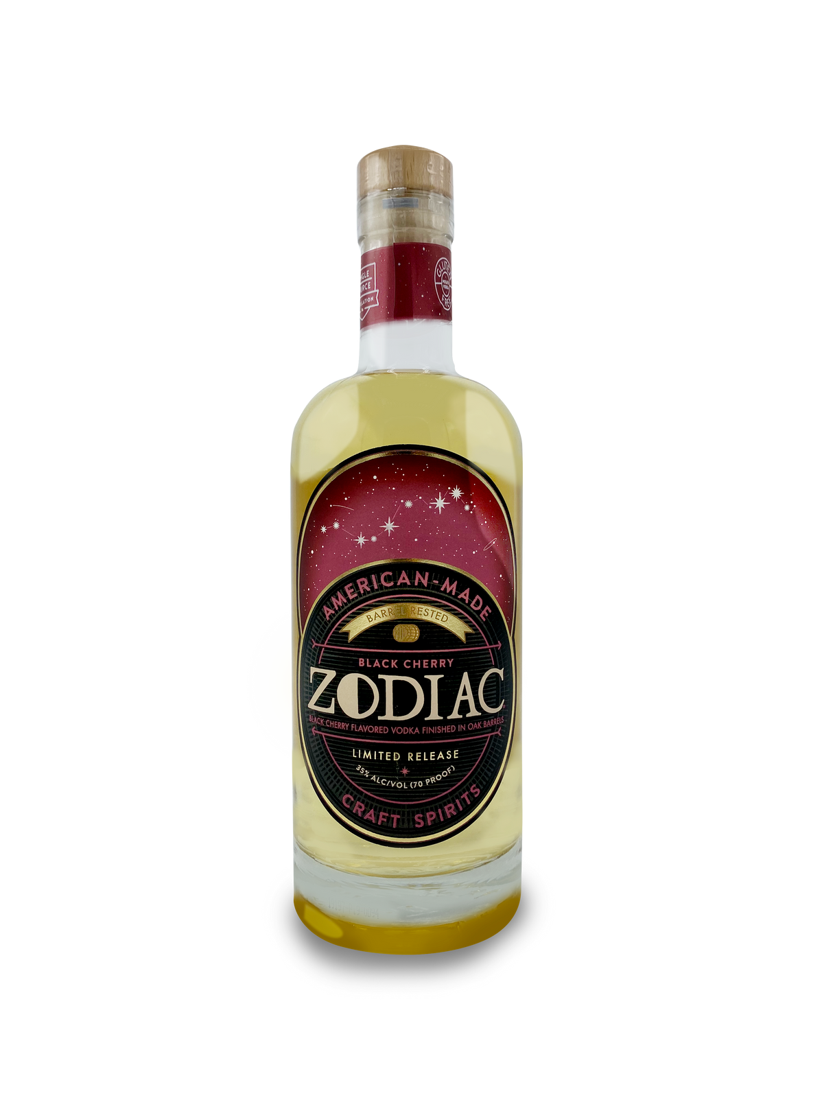 Zodiac Black Cherry Barrel Rested Vodka | Limited Release -CaskCartel.com