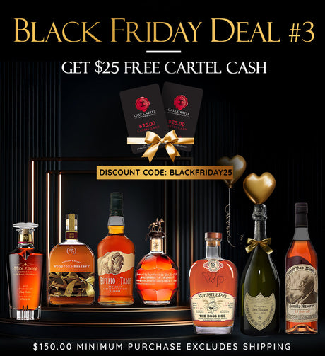 Black Friday Deal #3 Enjoy $25 FREE Cartel Cash Off Your Cart | Limited Time Offer