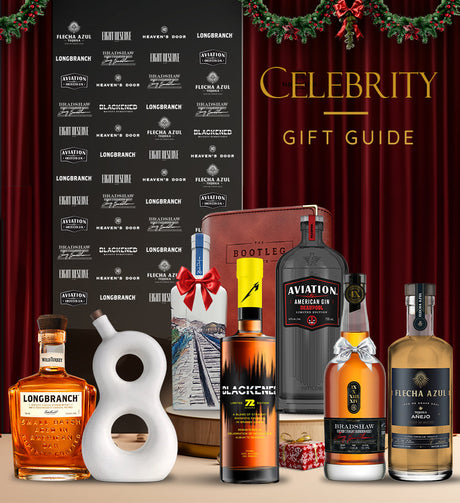 Valentine's Day Black Friday Cyber Monday Christmas 2020 Whiskey Bourbon Tequila Vodka Rum Celebrity Drinks Spirits Gifts