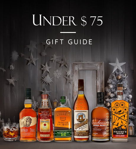 Valentine's Day Gift Guide Premium Spirits Whiskey Bourbon Under $75