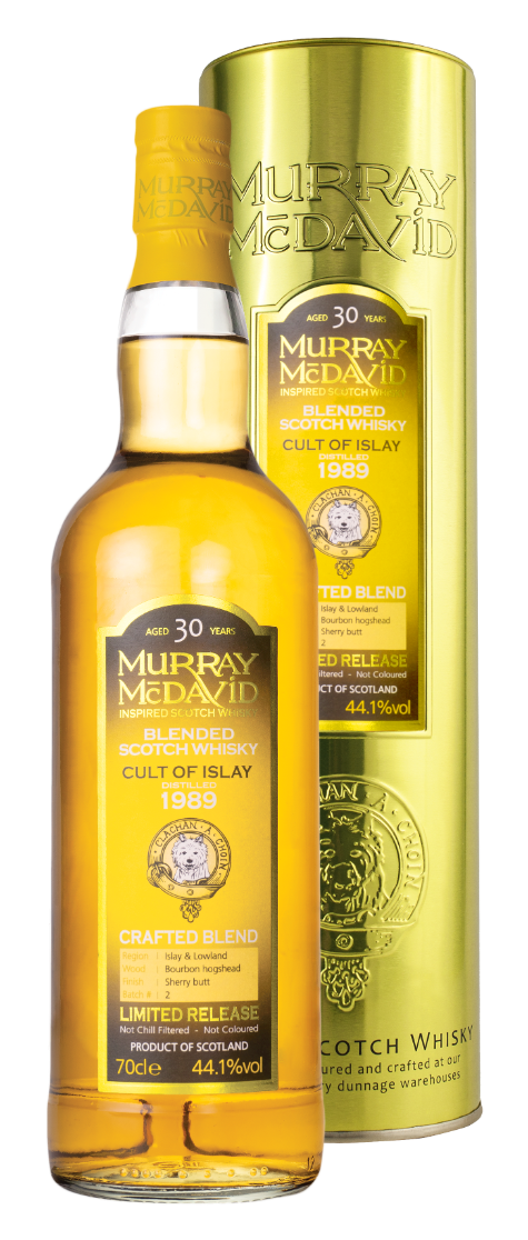 (Murray McDavid)  Cult of Islay 1989 Crafted Blend - Limited Release (Batch 2) 30 Year Old 2019 Release Scotch Whisky | 700ML