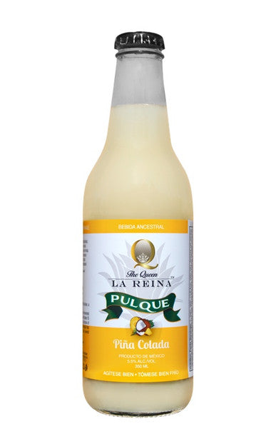 The Queen Pulque Pina Colada Flavored Liqueur | 4x350ML at CaskCartel.com