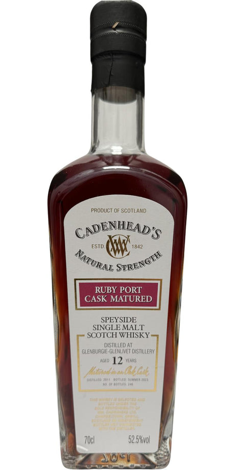 Glenburgie 2011 (Cadenhead's) Natural Strength 12 Year Old Scotch Whisky | 700ML at CaskCartel.com