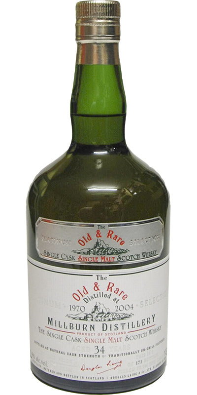 Millburn 34 Year Old D.1970 B.2004 Old & Rare Platinum Scotch Whisky | 700ML at CaskCartel.com